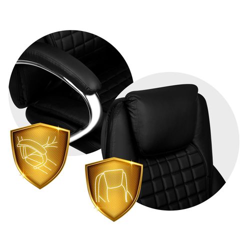 Fotel biurowy Sofotel Batory - czarny - 240800 na Arena.pl