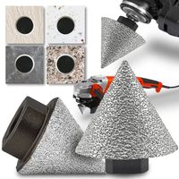 STOŻEK DIAMENTOWY FREZ 2-50 MM STOŻKOWY M14 GRES GLAZURA GRANIT MARMUR