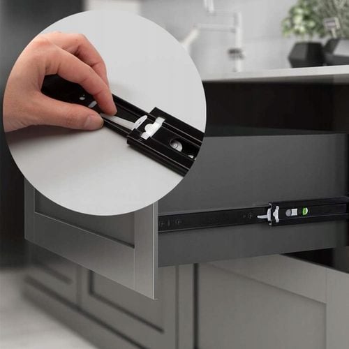 Prowadnica kulkowa SEVROLL do szuflad pełny wysuw 500 mm cichy domyk na Arena.pl