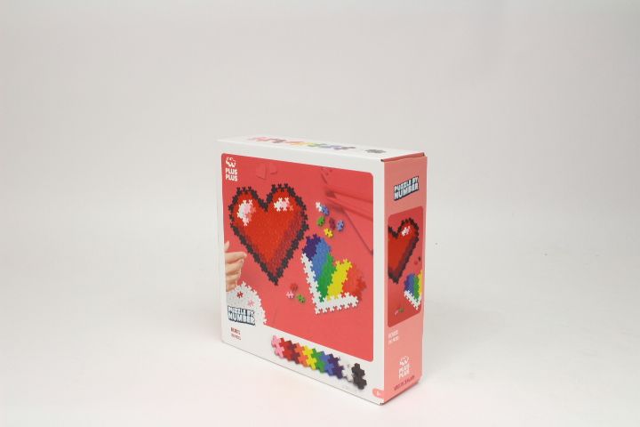 Plus-Plus Puzzle By Number Serce 250el 06900 zdjęcie 1