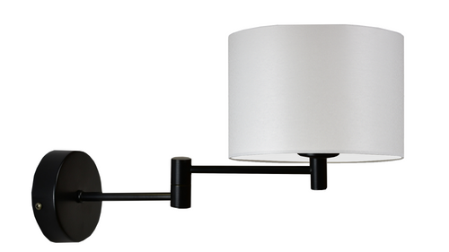 Oprawa ścienna BRAGE E27 biały abażur na Arena.pl