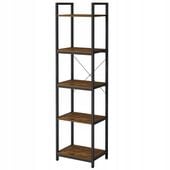 REGAŁ NA KSIĄŻKI DRABINKA WYSOKI SZAFKA LOFT METALOWA 154 CM