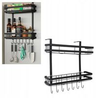 KUCHENNY UCHWYT Organizer na SZAFKĘ PÓŁKA 2poziomy