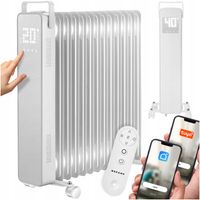 GRZEJNIK ELEKTRYCZNY OLEJOWY 3000W 13 ŻEBER WiFi MOCNY cichy programator