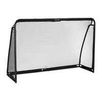 Metalowa bramka piłkarska z siatką treningowa do gry w piłkę nożną 180x120
