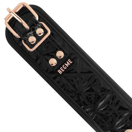 begme black edition premium - kołnierz z wegańskiej skory i neoprenem na Arena.pl