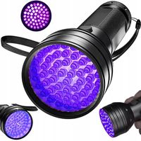 LATARKA TAKTYCZNA UV 51 LED DO BURSZTYNU PLAMY MOCZU PUPILA BANKNOTY