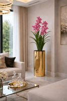 Storczyk sztuczny Cymbidium w doniczce 105 cm różowe