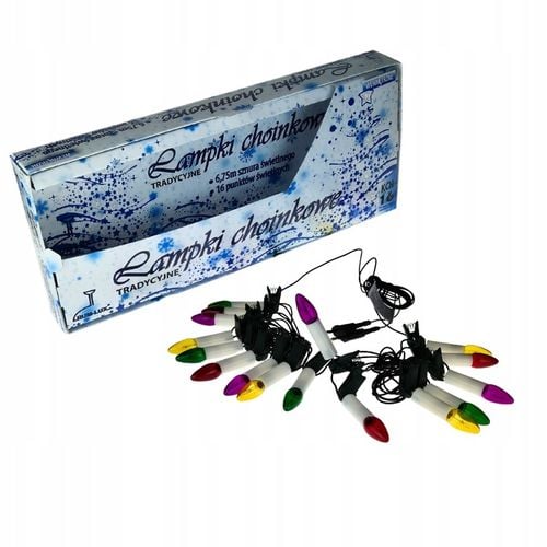 Światełka choinkowe Lampki tradycyjne PRL Świeczki żabki na choinkę Retro 3 na Arena.pl