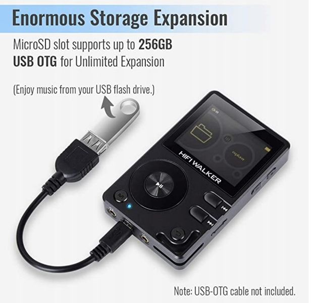 ODTWARZACZ MP3 PLAYER HIFI WALKER BLUETOOTH DSD HD zdjęcie 13