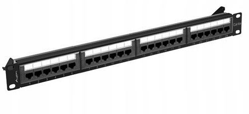 Patch panel Lanberg 24 port 1U kat.6A czarny na Arena.pl