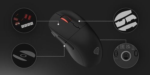 Mysz GENESIS Zircon XIII Czarny na Arena.pl