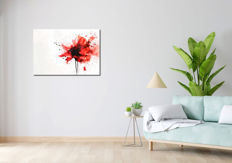 Obraz 90x60cm Płynna Akwarela zdjęcie 2
