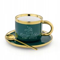 FILIŻANKA SPODEK prezent DLA NAUCZYCIELA + GRAWER