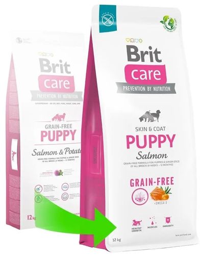 BRIT CARE Dog Grain-free Puppy Salmon 12kg na Arena.pl
