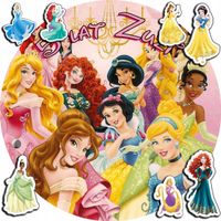 OPŁATEK NA TORT 30CM - KSIĘŻNICZKA DISNEY + IMIĘ + GRATIS! 24CM 26CM