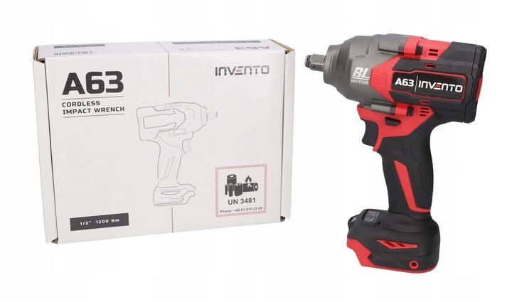 Klucz udarowy akumulatorowy 1/2" INVENTO A63 - samo urządzenie zdjęcie 8