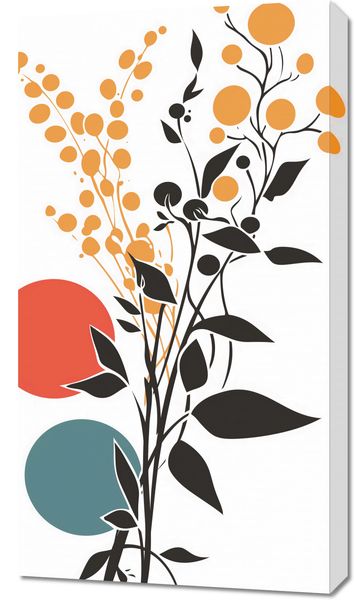 Obraz 50x90cm Rozkwitające Życie zdjęcie 1