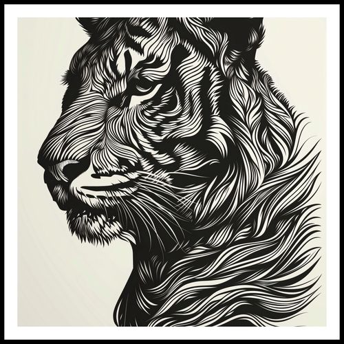 Plakat 70x70cm Tygrysi Gwizd na Arena.pl