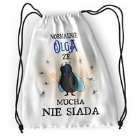 Plecak Dla Olgi Sportowy Szkolny Worek Torba Z Nadrukiem Ze Zdjęciem