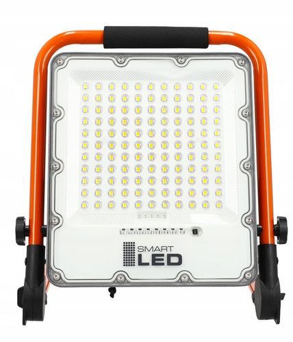 Halogen LED Naświetlacz Akumulatorowy Budowlany 100W Roboczy Przenośny na Arena.pl