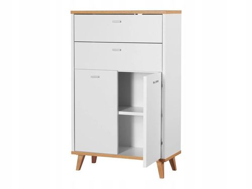 Szafka komoda biała nowoczesna HOMIT stylowa biała 96cm na Arena.pl