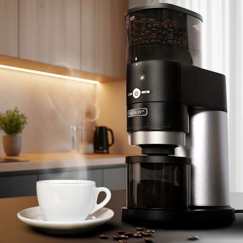 Żarnowy elektryczny młynek kawy Yoer 350W automatyczny +43 Poziomy na Arena.pl