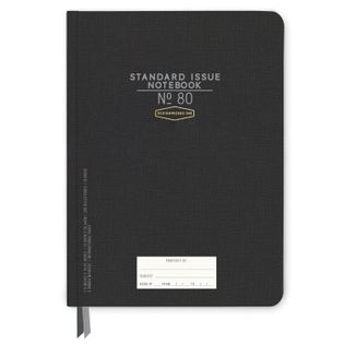 Notatnik 200 stron 'Standard Issue Jumbo - Black' | DESIGNWORKS INK