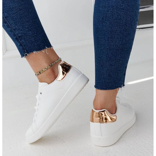 Białe trampki na platformie r.39 zdjęcie 5