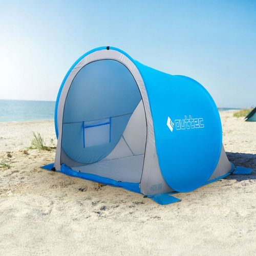 SAMOROZKŁADAJĄCY NAMIOT PLAŻOWY PARAWAN ZAMYKANY POP UP UV50 OUTTEC na Arena.pl