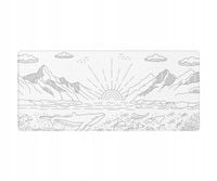 Podkladka pod mysz Dark Project Gaming Mousepad Terra Nostra White XL