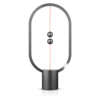 BEZPRZEWODOWA DESIGNERSKA LAMPKA NOCNA LED BALANSUJĄCA MAGNETYCZNA USB
