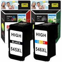 Tusze do Canon PG 545 +546 iP2850 MG2450 2455 2550 2950 TS3350 TS3450 3351