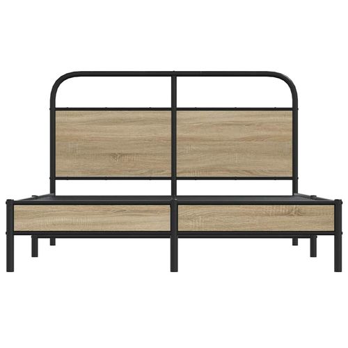 Łóżko bez materaca, 140x190 cm, przydymiony dąb na Arena.pl