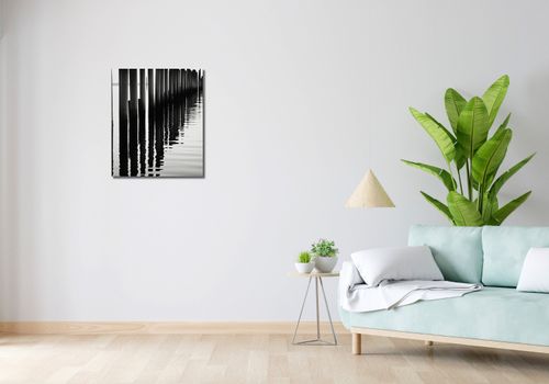 Obraz 50x60cm Rytm Wody i Drewna na Arena.pl