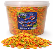 KOI STICKS MIX pałeczki 10L Dako-Art pokarm ryb oczka wodnego wiaderko 1,1k