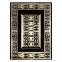 RUG/LU/MOSSE/GREEK2/BLACK+GOLD/60x300