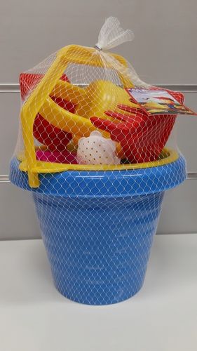 Zestaw zabawek do piasku piaskownicy na plaże wiaderko duże konewka na Arena.pl