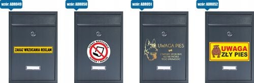 METALOWA ORYGINALNA SKRZYNKA POCZTOWA na listy POCZTA elegancka NADRUK UV na Arena.pl