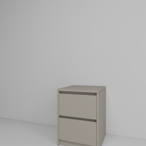 Praktyczna Szafka Nocna KASZMIR 2 szuflady stolik nocny loft na Arena.pl