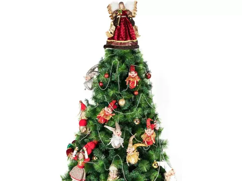 Łańcuch na choinkę koraliki girlanda szpula stroik na Arena.pl