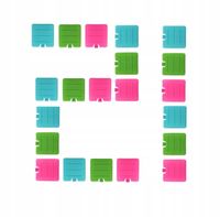 Małe wkłady chłodzące do lodówki torby turystycznej zestaw 21 sztuk x 100ml