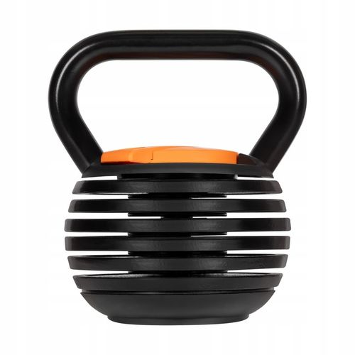 Kettlebell żeliwny automatyczny regulowany odważnik kula 9kg REBEL ACTIVE na Arena.pl