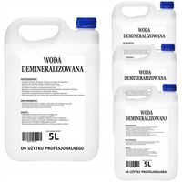 Woda demineralizowana Cleanhom 4x5L= 20L