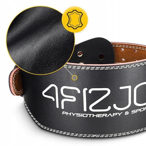 PAS KULTURYSTYCZNY SKÓRZANY STABILIZATOR KRZYŻOWY USZTYWNIAJĄCY KRĘGOSŁUP M na Arena.pl