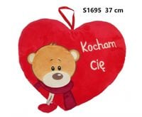 ND39_561026 PLUSZAK WALENT SERCE 37CM MIS KOCHAM