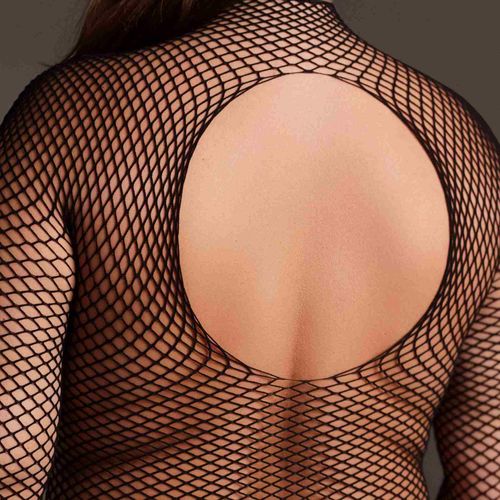 body with fishnet structure and turtle neck. na Arena.pl