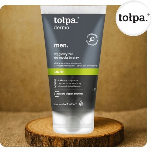 Żel Węglowy Oczyszczający do Mycia Twarzy dla Mężczyzn Men Pure 150 ml na Arena.pl