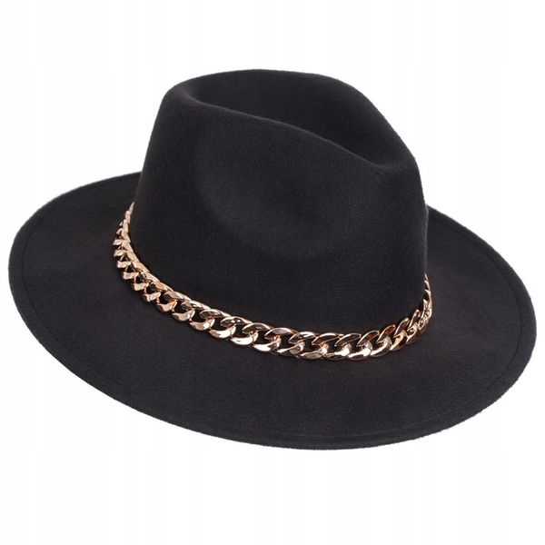 Modny Kapelusz damski filcowy zdjęcie 2