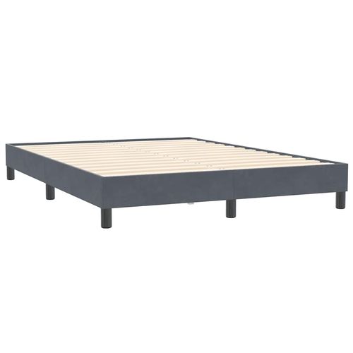 Łóżko typu Box Spring bez materaca Ciemnoszary 140x210 cm na Arena.pl